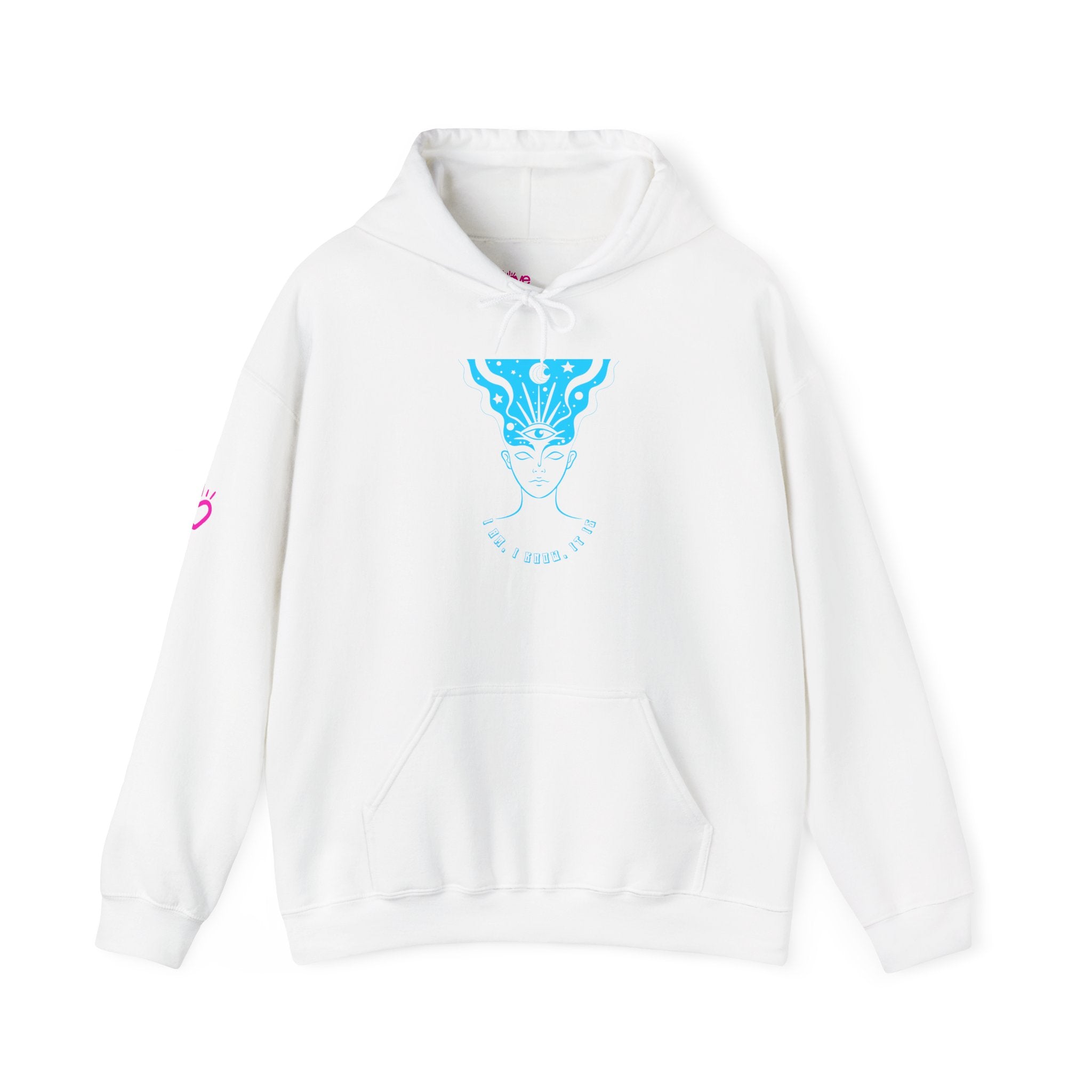 I AM, I KNOW, IT IS Identity Hoodie // Premium Cotton Hooded Sweatshirt - Manifestation Hoodie