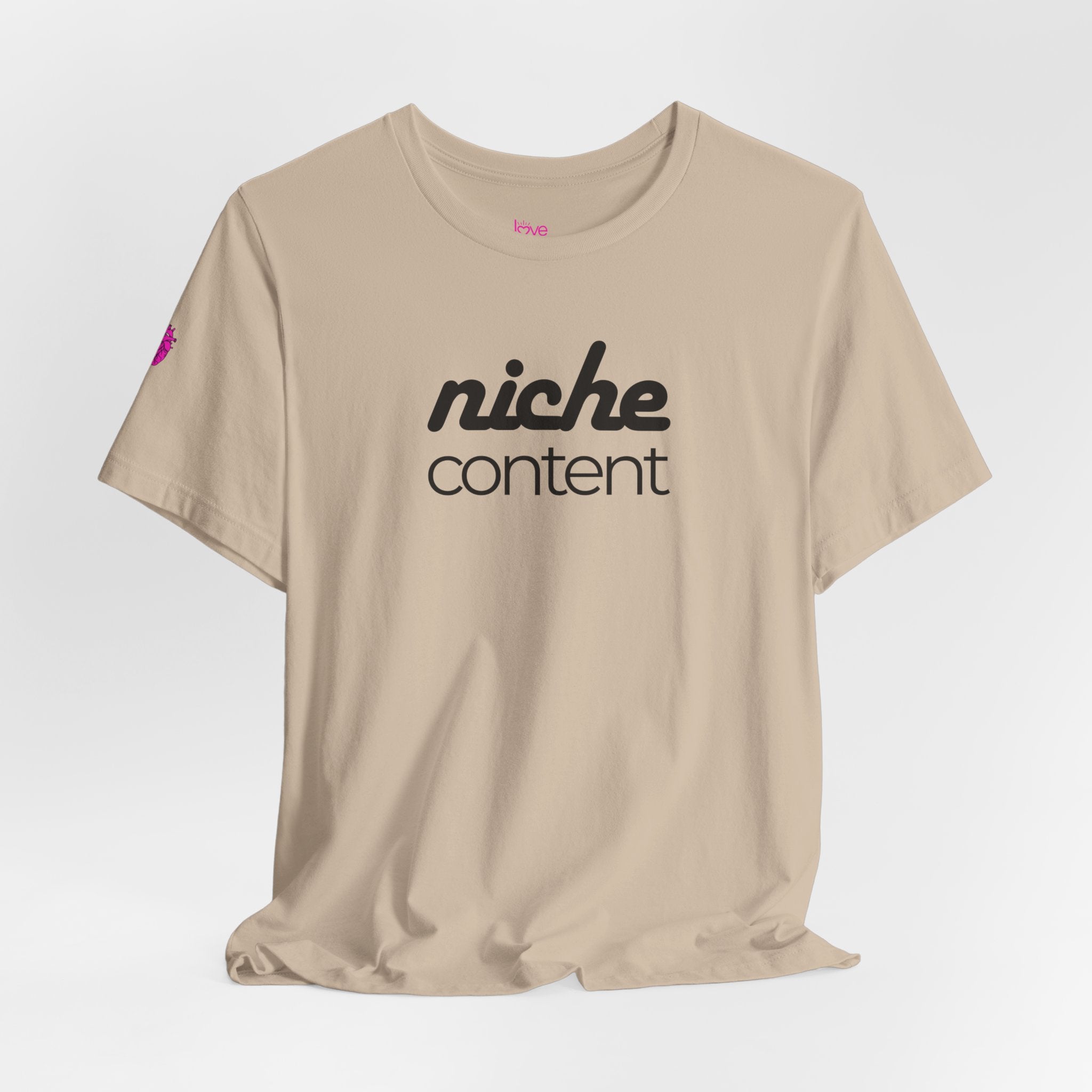 NICHE CONTENT Tee // Premium Cotton Unisex T-Shirt - Personality Tee