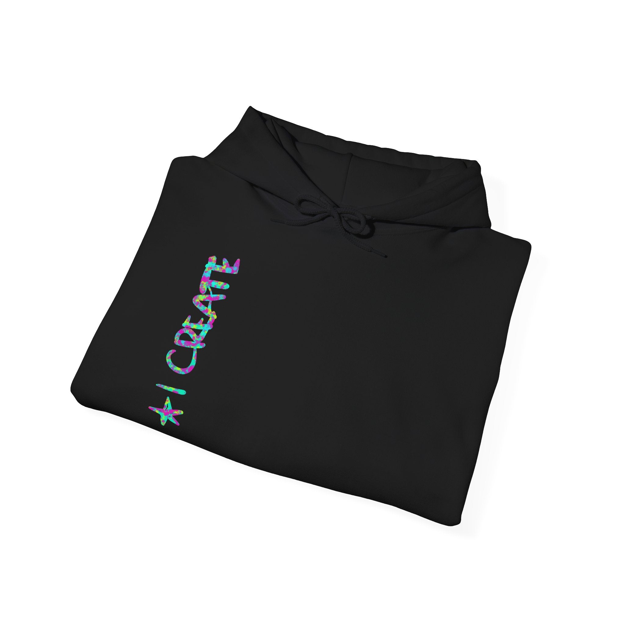 I CREATE Hoodie // Soft Cotton Hooded Sweatshirt - Creator Hoodie