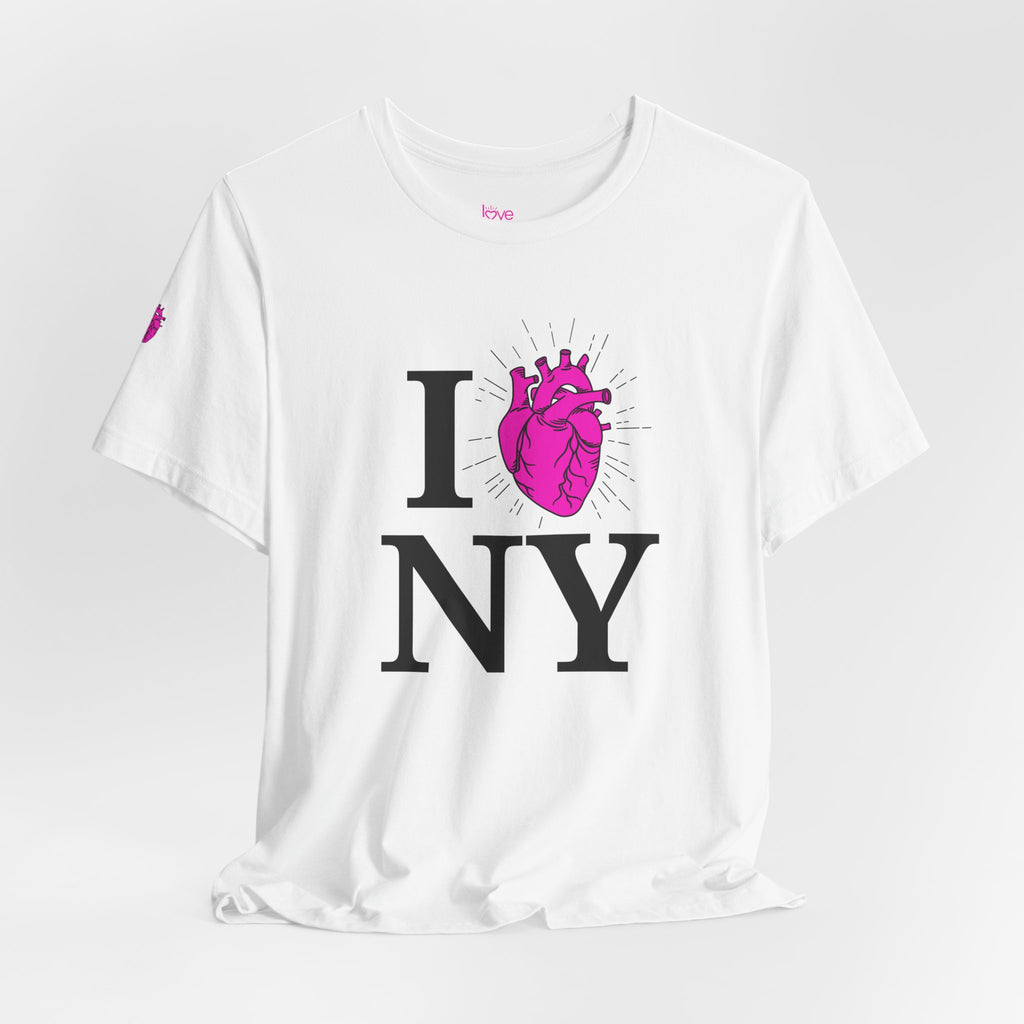 I (Vibe) Heart NY Tee // Premium Cotton Unisex T-shirt - Iconic Logo Tee
