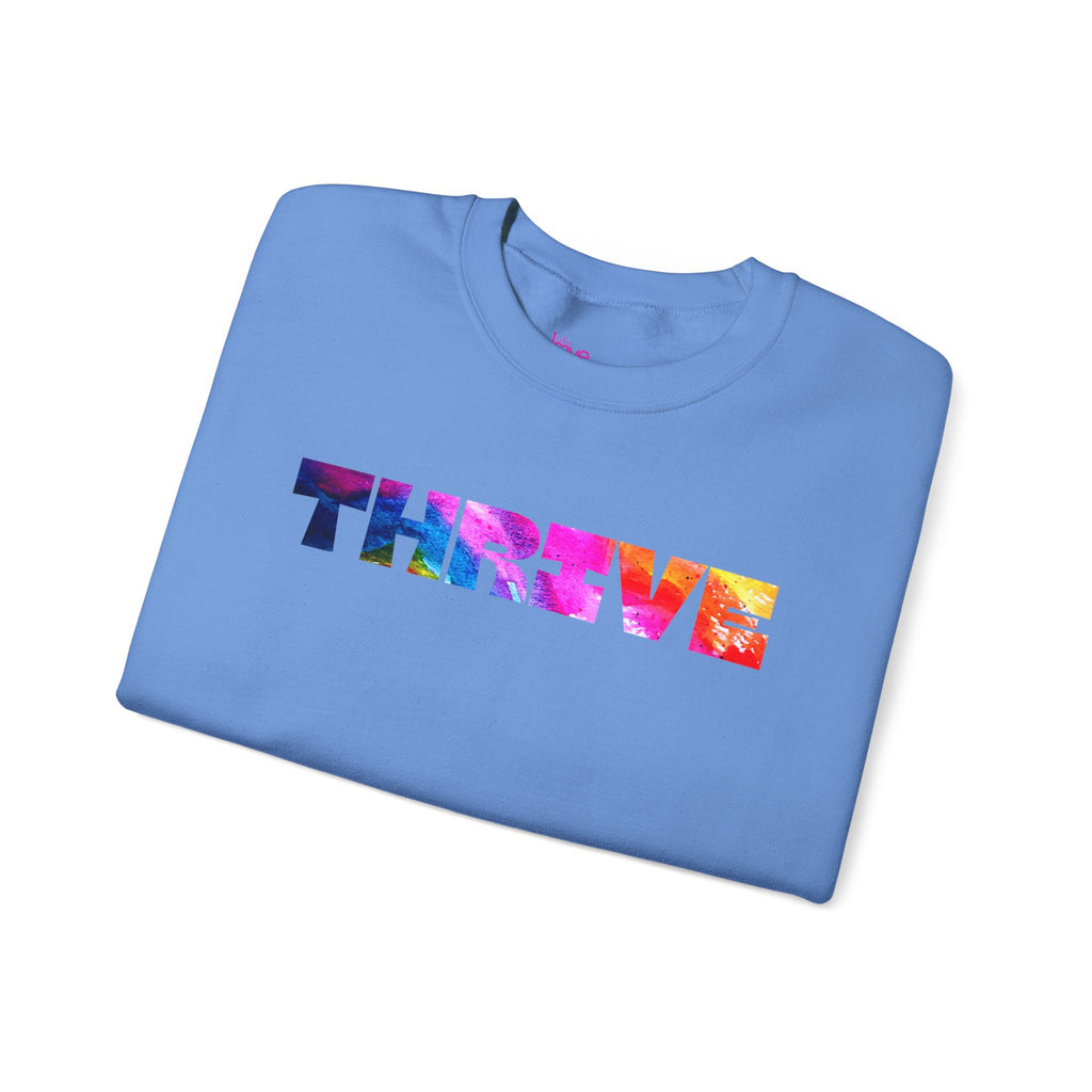 THRIVE — Cozy Sweatshirt | Watercolor Graphic Crewneck
