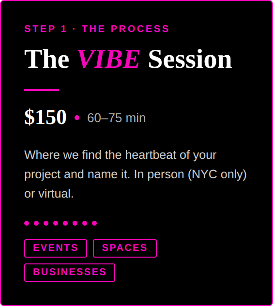 The Vibe Session