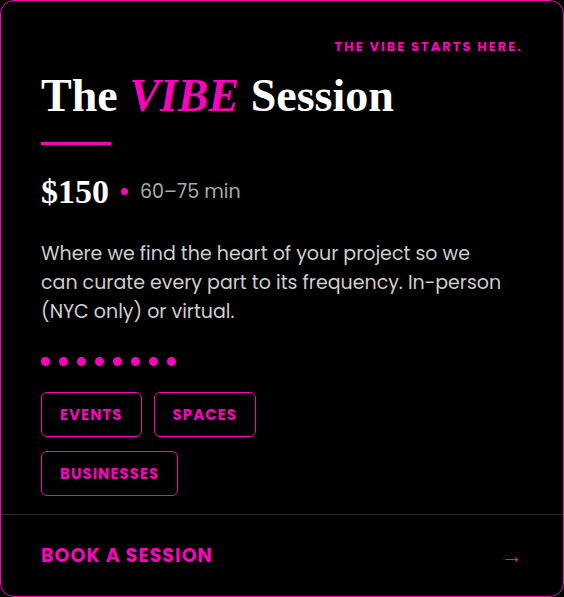 The Vibe Session